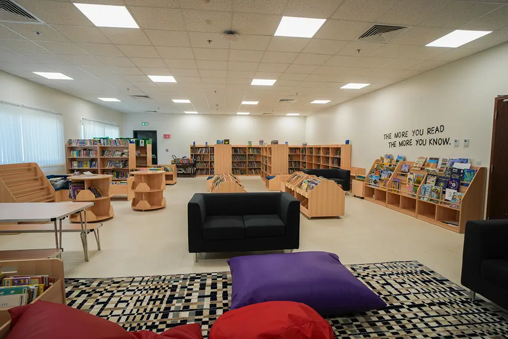 Library at Al Saqr BISR