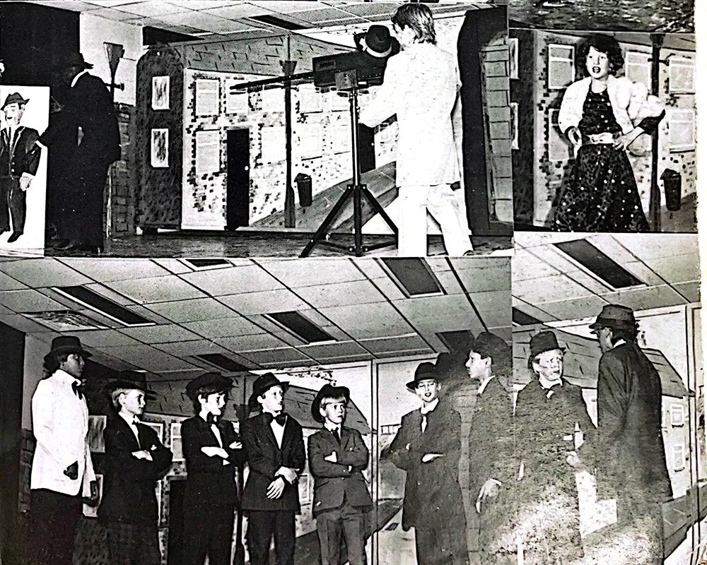 Students on production 1987
