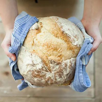 Baking bread at BISR