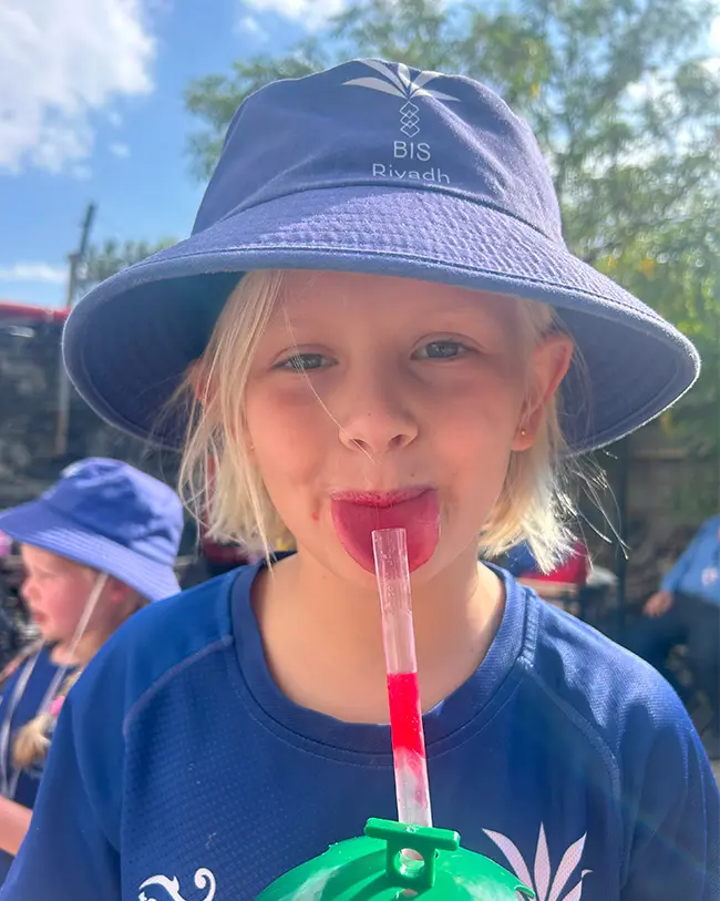Girl enjoying ice lolly